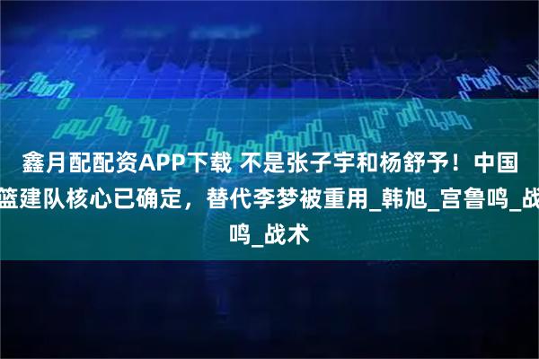 鑫月配配资APP下载 不是张子宇和杨舒予！中国女篮建队核心已确定，替代李梦被重用_韩旭_宫鲁鸣_战术
